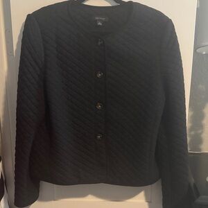 Ann Taylor Black Quilted Blazer